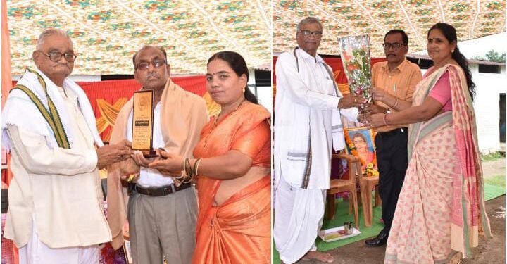 शिक्षक बंडू निखाडे व  विजय वनकर यांचा सेवानिवृत्तीपर सत्कार