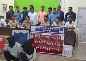 चामुंडा माता मंदीरातील दागिनेचोरी झालेली घरफोडी नवरात्रौत्सवात उघड भारती विद्यापीठ पोलीसांची कामगिरी”