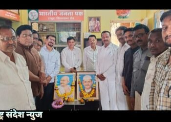 राष्ट्रपिता महात्मा गांधी व भारतरत्न लालबहादूर शास्त्री यांची जयंती भाजपा राजुरा तर्फे साजरी.