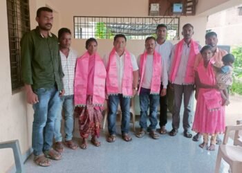 पेंटींपाका ग्रामपंचायतचे राष्ट्रवादी काँग्रेस पक्षाचे सरपंच बालक्का रेड्डी यांचा भारत राष्ट्र समिती पक्षामध्ये प्रवेश.