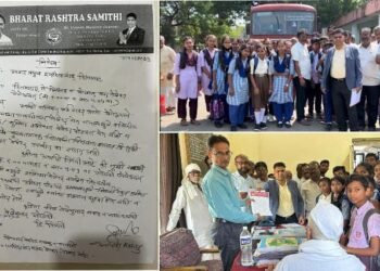 भारत राष्ट्र समितीचे नेते डॉ. उमेश वावरे यांच्या नेतृत्वात एसटी महामंडळ हिंगणघाट यांना निवेदन.