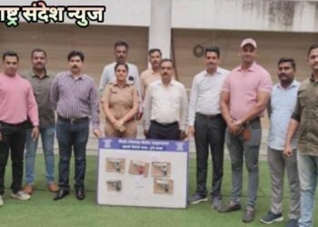 पिंपरी चिंचवड गुन्हे शाखेच्या खंडणी विरोधी पथकाची धडाक कामगिरी 4 सराईत गुन्हेगारांना 5 पिस्टल व 10 काडतुसासह अटक.