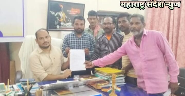 संजय गांधी निराधारांचे थकीत असलेला अनुदान तात्काळ द्या; राकॉ चे तालुका उपाध्यक्ष सागर मूलकला यांची मागणी.