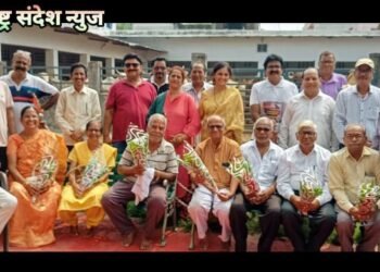 १ ऑक्टोबर जागतिक जेष्ठ नागरिक दिनी हिंगणघाट येथे जेष्ठ नागरिकांचा सत्कार