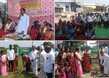 ग्रा.पं.भुरकुंडा खु. येथे माजी आमदार सुदर्शन निमकर यांच्या अध्यक्षते खाली विविध विकास कामांचे भूमिपूजन संपन्न.