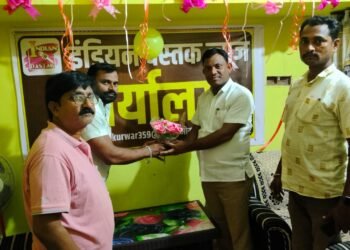 माजी जि.प अध्यक्ष अजय कंकडालवार यांच्या हस्ते इंडियन दस्तक न्यूज चॅनेल चे उदघाटन कार्यक्रम संपन्न.