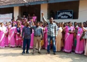 आशा सेविकांच्या बेमुदत संप आंदोलनाला (शरद पवार) राष्ट्रवादी काँग्रेस पक्षाचे तालुका उपाध्यक्ष सागर मूलकला यांचेकडून जाहीर पाठिंबा.