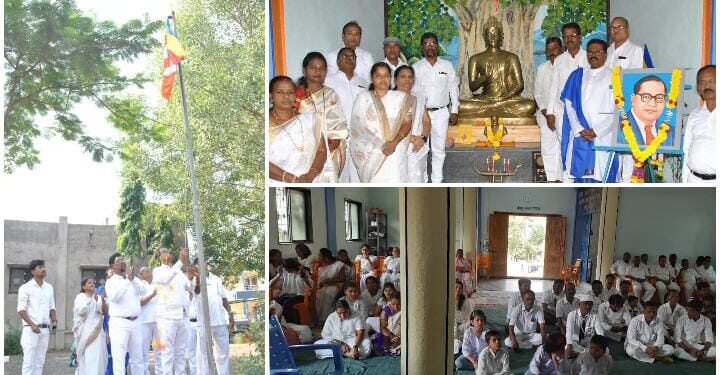 बौद्ध धम्म संस्कार संघ,सांगली यांचे विद्यमाने श्रावस्ती विहार येथे 67 वा धम्मचक्र प्रवर्तन दिन मोठ्या उत्साहात साजरा.