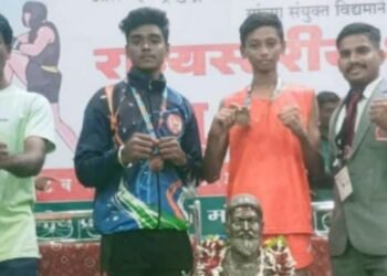 राज्य स्तरीय शालेय कराटे वुशू स्पर्धेत मॉडेल स्कुल अहेरीच्या विद्याथ्यांने गोल्ड मेडल जिकंले.