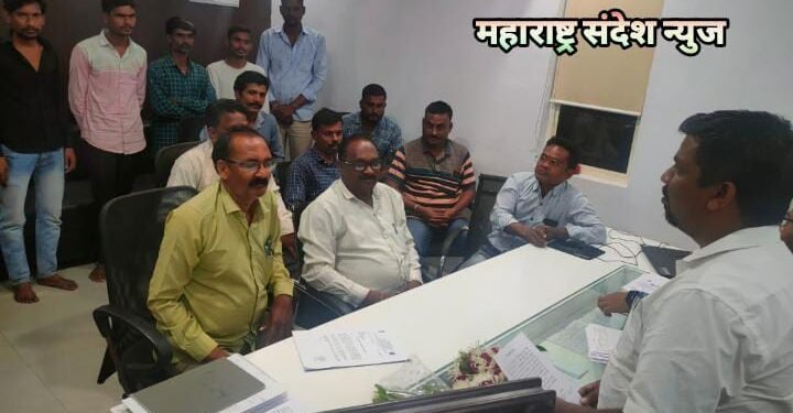 गिमाटेक्स वणी युनिट येथे ईएसआयसी अधिकाऱ्यांची भेट, कामगारांना जास्तीत जास्त सुविधा देण्याचे कंपनी व्यवस्थापनाला आवाहन.