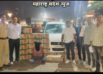 ग्रामपंचायत निवडणुक बंदोबस्त दरम्यान समुद्रपूर पोलीसांचे अवैध देशी व विदेशी दारूची धंद्यांवर धडक कार्यवाही.