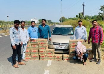 उपविभागीय पोलीस अधिकारी हिंगणघाट यांच्या पथकाची दारुबंदी कायद्यान्वये मोठी कारवाई.