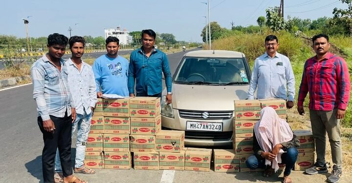 उपविभागीय पोलीस अधिकारी हिंगणघाट यांच्या पथकाची दारुबंदी कायद्यान्वये मोठी कारवाई.