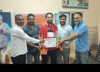 बल्लारपुर में लक्ष्य ग्रुप का वार्षिक पदग्रहन समारोह उत्साहापूर्ण माहौल में संपन्न.