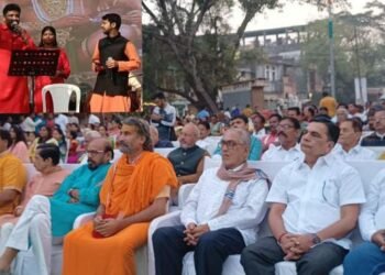 दिवाळी पहाट कार्यक्रमाने हिंगणघाट वासियांना मिळाली सुरेल भावगीत भक्तिगीतांची मेजवानी, आ. कुणावार मित्र परिवाराचे वतीने आयोजन.