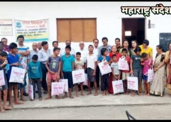 नारायण सेवा मित्र परिवार हिंगणघाट तर्फे मतिमंद विद्यार्थ्यांसोबत केली दिवाळी साजरी.