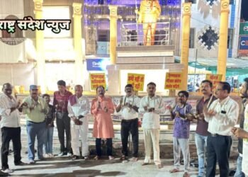 हिंगणघाट शासकीय मेडिकल कॉलेजचा मागणीच्या धरणे आंदोलनाच्या १७५ व्या दिवशी घंटानाद आंदोलन.