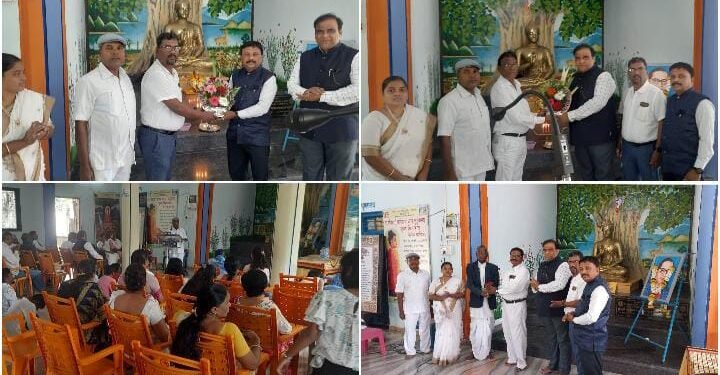 बौद्ध धम्म संस्कार संघ सांगली श्रवस्थी विहार संजय नगरच्या वतीने कार्तिक पौर्णिमा आणि संविधान दीन उत्साहात साजरा.