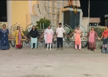 हिंगणघाट: शासकीय वैद्यकीय महाविद्यालय महिला कृती समितीचे १७८ व्या दिवशी हातात हात घेऊन आंदोलन.