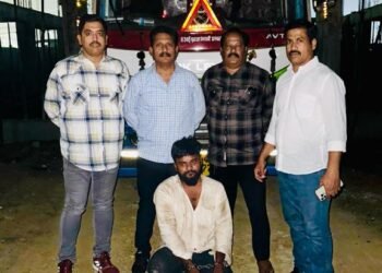 गुंडा विरोधी पथकाची उत्कृष्ठ कामगिरी महींद्रा अॅन्ड महींद्रा कंपनीमागे मोकळया जागेतील खुनाचे तीन आरोपी ४८ तासांचे आत घेतले ताब्यात.