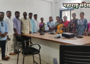 मुख्यमंत्री महिला सशक्तीकरण अभियान अंतर्गत आयुष्यमान भारत कार्ड काढण्याचे नगराध्यक्ष दिपयंती पेंदाम यांचा हस्ते शुभारंभ.