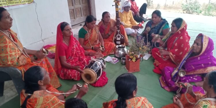 कार्तिक पौर्णिमा निमित्त धानोलीत भजन व महाप्रसादाचा कार्यक्रम संपन्न.