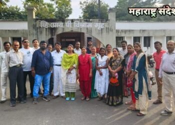 भीमशक्ती चंद्रपूरचा वतीने शिक्षणाच्या खाजगीकरण विरोधात मोर्चा.