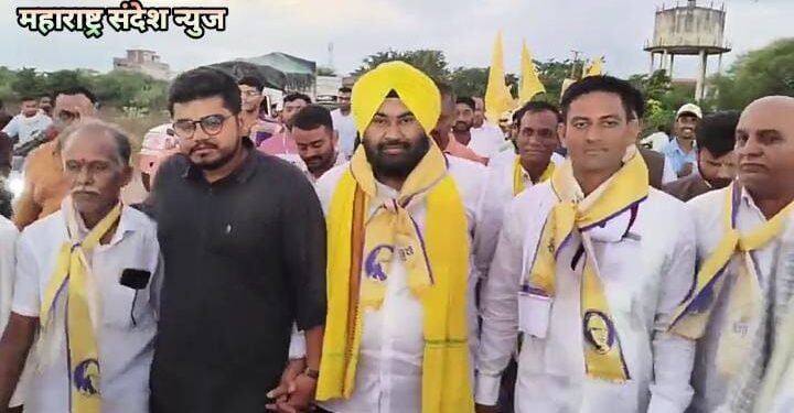 आमदार रोहितदादा पवार यांच्या नेतृत्वात पुणे ते नागपूर ७५० किमी. ची पदयात्रा ‘युवा संघर्ष यात्रा’ वर्धा जिल्हात.