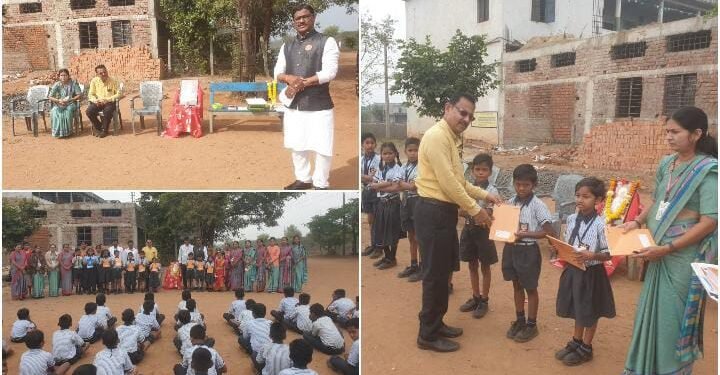 आदर्श मराठी प्रा. विद्यामंदिर व आदर्श हायस्कुल राजुरा येथे श्री संत संताजी जगनाडे महाराज जयंती कार्यक्रम संपन्न.