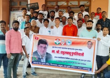 काँग्रेस नेते राहुल पुगलिया यांच्या वाढदिवसा निमित्त बालाजी मंदिरात हवन पूजनासह ग्रामीण रुग्णालय मध्ये फळ वाटप.