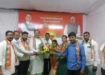 हिंगणघाट विधानसभा क्षेत्रातील काँग्रेस, शिवसेना पक्षाचे सरपंच व कार्यकर्त्यांचा भाजपात प्रवेश.