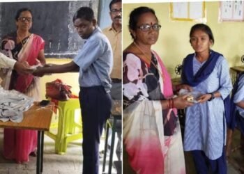 स्वर्गवासी सुधाकर कोसारकर यांच्या स्मृती प्रित्यर्थ व त्यांचा मुलाच्या वाढदिवसा निमित्त अपंग शाळेला देण्यात आल्या भेट वस्तू.