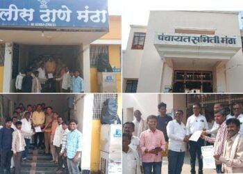 वंचित बहुजन आघाडीच्या वतीने मंठा पंचायत समिती कार्यालयाला कुलूप ठोकन्याचा इशारा.