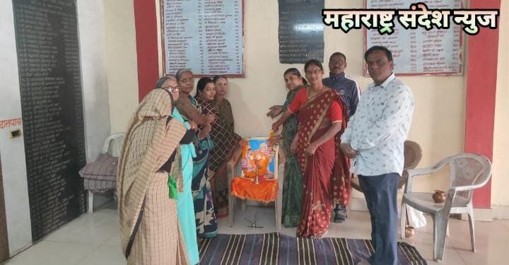 गांधी नगर वर्धा येथे श्रीराम शिवम मंदिर मध्ये संत गाडगे महाराज यांची पुण्यतिथी साजरी.