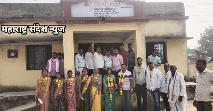 खापरी (मोरेश्वर) ग्राम पंचायतच्या उपसरपंचपदी प्रशांत शेंडे यांची बिनविरोध निवड.