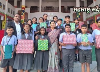 स्व. देवकीबाई बंग विद्यालय हिंगणा येथे नववर्षाच्या पर्वावर आनंद मेळावा उत्साहात संपन्न.