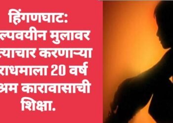 हिंगणघाट: अल्पवयीन मुलावर अत्याचार करणाऱ्या नराधमाला 20 वर्ष सश्रम कारावासाची शिक्षा.