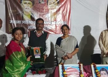 महात्मा ज्योतिबा फुले समाज सुधारक मंडळ सोमनाथपूर च्या वतीने सावित्रीबाई फुले जयंतीचे आयोजन.