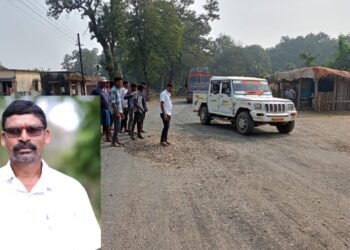 आलापल्ली ते सिरोंचा राष्ट्रीय महामार्ग तात्काळ दुरुस्ती करा ग्रामपंचायतचे उपसरपंच हरीश गावडे यांची मागणी.