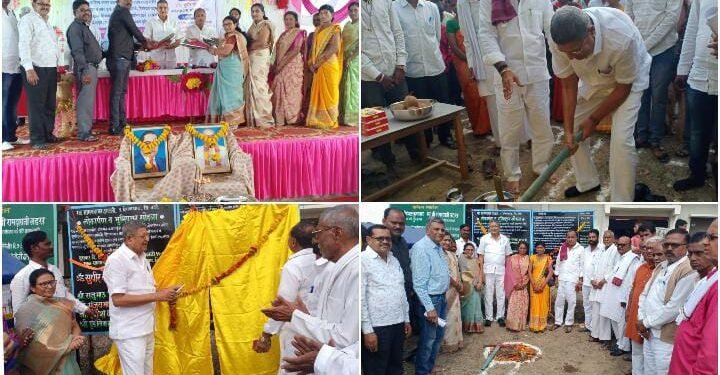 गट ग्रामपंचायत आजंती येथे विकास कामाचे लोकार्पण व भूमिपूजन सोहळा संपन्न.