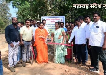 झिंगानूर ते रमेशगुडम रस्त्याचे होणार बांधकाम माजी जि प अध्यक्ष भाग्यश्रीताई आत्राम यांच्याहस्ते भूमिपूजन संपन्न.