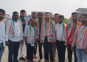 चंद्रपूर जिल्हात अनेक युवकांचा राष्ट्रवादी काँग्रेस पक्षात जाहीर प्रवेश.