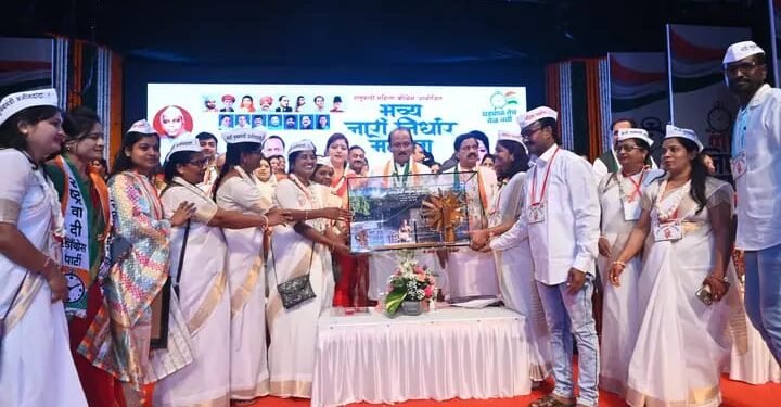 राष्ट्रवादी महिला काँग्रेसचा राज्यस्तरीय भव्य ‘नारी निर्धार मेळावा’ मुंबईत मोठ्या उत्साहात संपन्न.