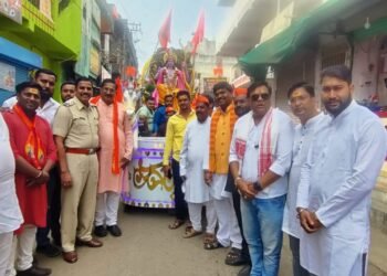 श्रीरामाच्या जयघोषाने सावनेर नगरी दुमदुमली, प्राणप्रतिष्ठा सोहळ्या निमित्त सावनेर शहरात दिवसभर भक्तिमय वातावरण.