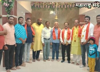 प्रभु श्रीरामाच्या मूर्तीची प्राणप्रतिष्ठाचे औचित्य साधून सावनेर येथे कारसेवकांचा सत्कार.