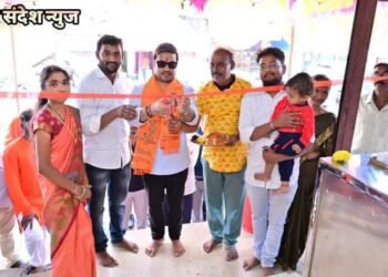 माजी पालकमंत्री राजे अंब्रिशराव आत्राम यांच्या हस्ते प्रसिद्ध पंढरपुरी चाय चे शुभारंभ.