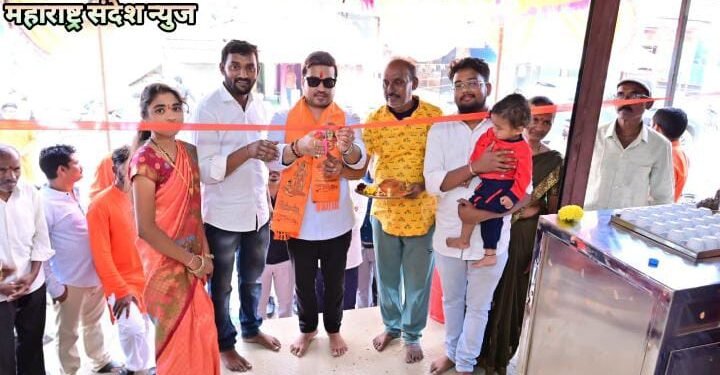 माजी पालकमंत्री राजे अंब्रिशराव आत्राम यांच्या हस्ते प्रसिद्ध पंढरपुरी चाय चे शुभारंभ.