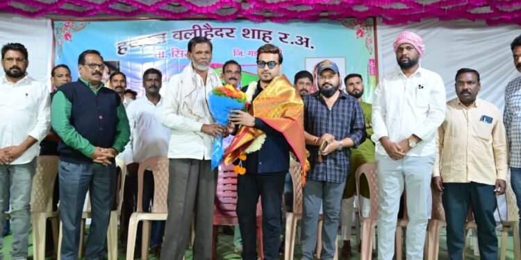 माजी पालकमंत्री राजे अम्ब्रिशराव आत्राम यांची सिरोंच्या येथील हजरत वली हैदर शाह उर्स महोत्सवाला विशेष उपस्थिती.