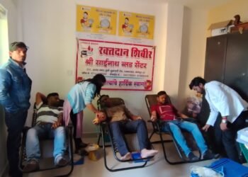 प्रजासत्ताक दिनानिमित्त राजुरा येथील श्रीराम फायनान्स येथे रक्तदान शिबिर संपन्न.