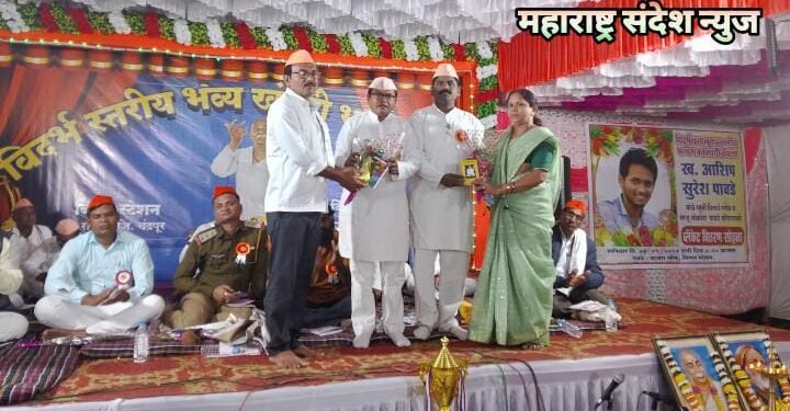 विरूर स्टेशन येथे विदर्भ स्तरीय खंजिरी भजन स्पर्धेचे उत्साहपूर्ण वातावरणात उद्घाटन.